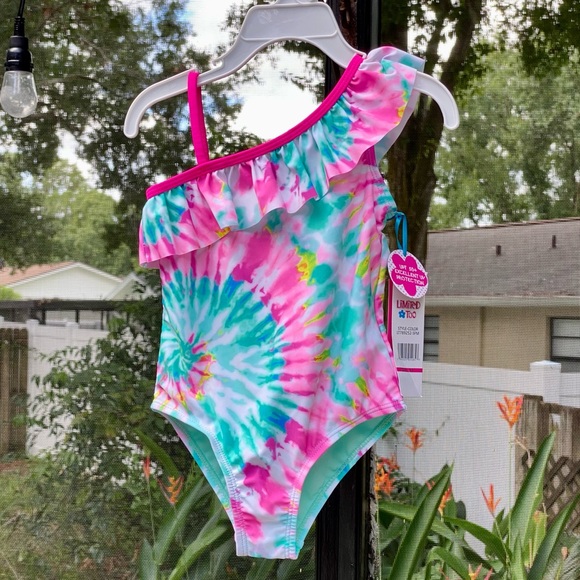 Limited Too toddler one piece tie dye bathing suit!  NWT! - Picture 2 of 10